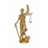 JKUDTQL 12 in Lady of Justice Statue Gold - Blind