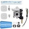 SRM210 Carburetor GT-200R Carb Kit Replacement for Echo Trimmer PE200