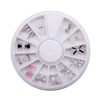 Ipetboom Nail Art Decoration Set 12pcs Alloy Nail Ornament Manicure