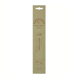 Nippon Kodo H&E Bamboo Incense 08 White Sage, Pack of 20