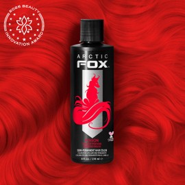 ARCTIC FOX Vegan and Cruelty-Free Semi-Permanent Hair Color Dye (8 Fl Oz, POISON)