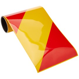 Caledonia Signs 56337 Vehicle Hazard Panel, Reflective Magnetic, 700 mm X 140 mm