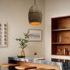 DDBESSIC Antique Wine Barrel Pendant Light Wood Bar Cafe Lights