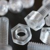 Pack of 20 Transparent Clear Plastic Acrylic M6 x 20mm