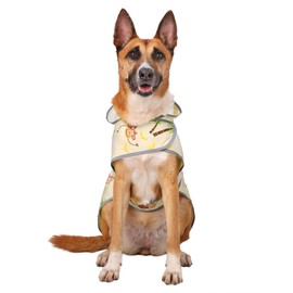 XXL Dog Rain Jacket for Large Dogs, Waterproof Large Dog Raincoat with Reflective Hoodie and Leash Hole, Slicker Poncho Raincoat for Dogs