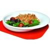 NRS Healthcare Wade Dignity Sloped Ceramic Plate - White