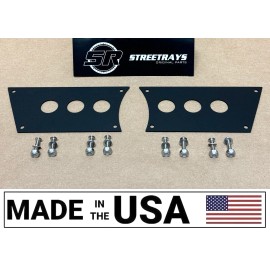 StreetRays [SR] 6 Round Rocker SWITCH DASH Plates FOR 15-20 Polaris RZR 900 S 1000 S XP1000