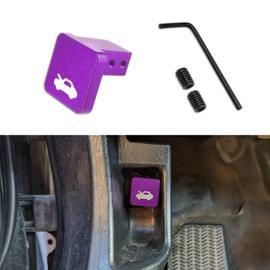 Hood Latch Release Handle Cable Aluminum Alloy Repair Kit, Hood Release Handle, Heavy Duty Hood Cover Lock Switch Compatible with Honda Civic 1996-2011, CR-V 1997-2006, Element 2003-2011