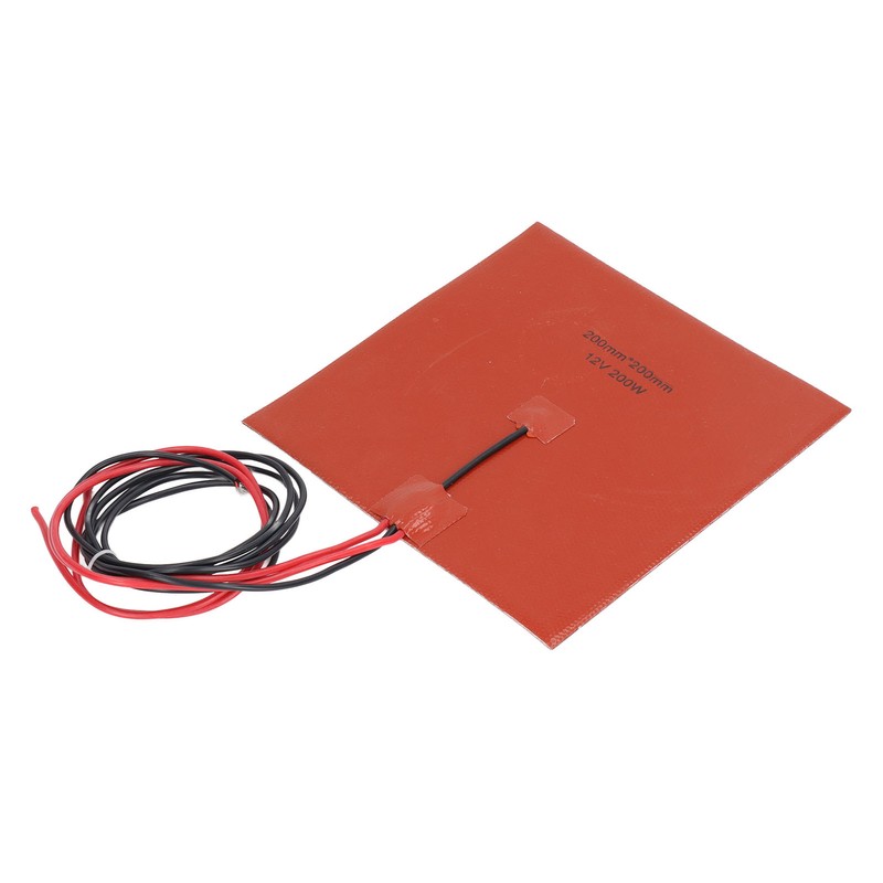 Silicone Heater Pad Heating Mat 180℃ 200x200mm 200W Accessory for