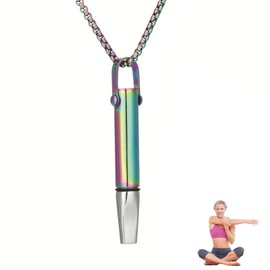 1 Pc Stress Relief, Calms for Anxiety Resistance Breathing Necklace Aromatherapy & Relaxation Tool, Portable Design for Meditation & Yoga(Aromatherapy Colourful)