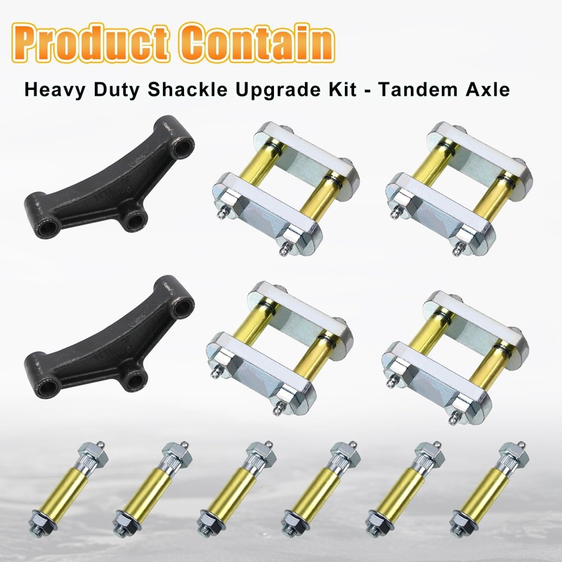 RYANSTAR RACING Heavy Duty Shackle Upgrade Kit with 2Pcs Trailer