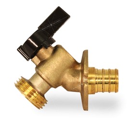 Midline Valve 69564Q-5 Quarter Turn Sillcock Bibb 3/4, Cast Brass (5Pack), 3/4 in. Pex Inlet x 3/4 in. MHT Hose Outlet, 5 Count