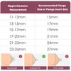 Nursi Luna Flange Inserts 10PCS 13/15/17/19/21mm for 24mm Flanges/Shield of