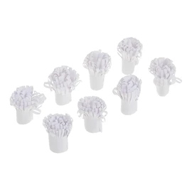 Regency Wraps Chop Frills Decorative Holders for Chops and Chicken Legs, 4 Chicken Frills and 8 Chops Frills