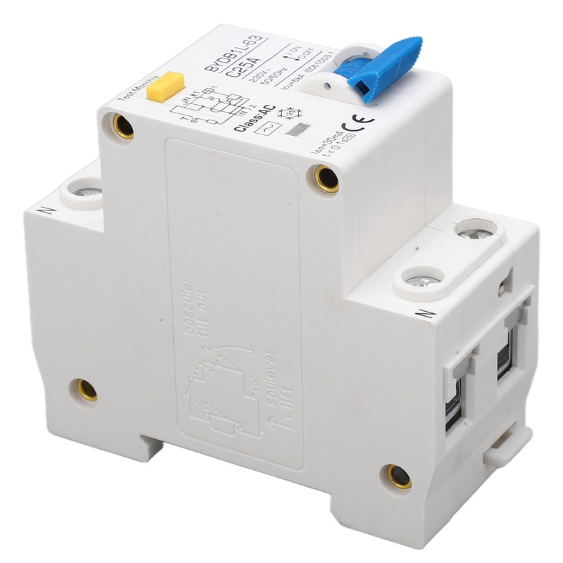 Circuit Breaker Leakage Protection Pa66 Sensitive Response 1P+N Circuit Breaker