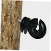 CAXUSD 50pcs Electric Fence Insulators Screw in Ring Insulator for