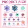 BBTO BBTO 21 Pcs Flower Hair Clip Rose Hair Clips