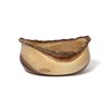 Lipper International Acacia Rustic Tulip Serving Bowl with BARK Edge