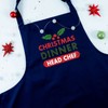 Stickerscape Christmas Apron (Christmas Dinner - Navy) | Christmas Baking