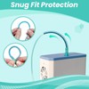 20 Pack Oxygen Portable Hose Support, Nasal Cannula Support Crimp