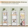 Snughome Bathroom Storage Cabinet, Small Bathroom Cabinet with 2 Doors