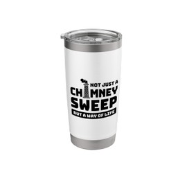 Flue Maintenance - Soot Removal Cleaning Chimney Sweep Stainless Steel Insulated Tumbler