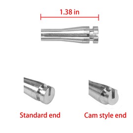 16 ENDS Door Latch Cable Repair Kit Compatible with Ford F-150, F-250, F-350, E-series, Ranger, Expedition, Excursion, Navigator (Four Cables - 6 Standard 2 Locking Cam) Aluminum