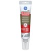 GE Advanced Silicone Caulk for Kitchen & Bathroom, White, 2.8