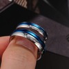 JewelryWe Jewellery 1 Pair of Rings Stainless Steel Partner Rings