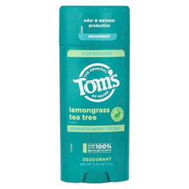 Tom's of Maine Complete Protection Aluminum-Free Natural Deodorant, Lemongrass Tea Tree, 3.25 OZ