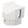 RV Awning End Plug White Solid Aluminum Durable Easy Installation