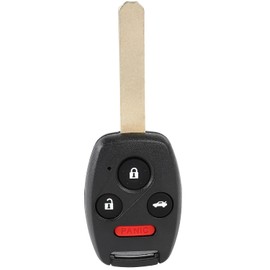 ECCPP MLBHLIK-1T Keyless Entry Remote Car Key Fob Replacement for 2008-2012 Fit for Honda Accord 2.4L 2008-2012 Fit for Honda Accord 3.5L 4 Buttons Pack of 1