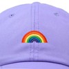 DALIX - Gorra de béisbol con diseño de arcoíris para