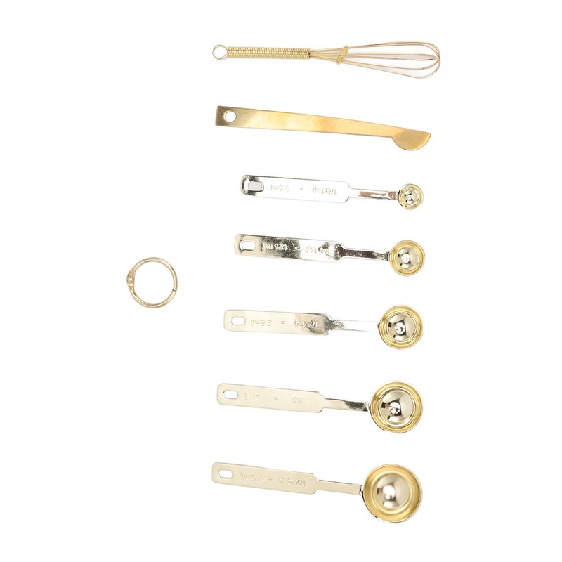 Measuring Spoons 7 in 1 Stainless Steel Stackable Design Multifunction