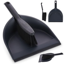 Vilde Dustpan and Hand Brush Set Black
