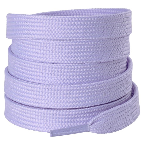 Olukssck [2 Pairs] Flat Shoe Laces for Sneakers, 2/5" Wide