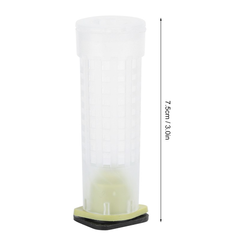 Queen Bee Roller Cage Plastic Rearing Cup Marking Bottle Beekeeping