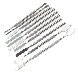PRECISE CANADA 10 PCS Dental Wax with Case, Stainless Steel Instruments - Metal Clay Pottery Sculpture Set - Restorative Double Ended Waxing Modelling Kits