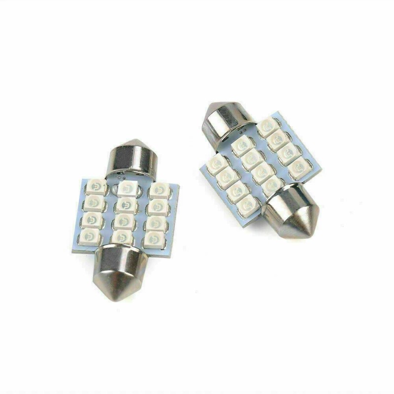 SHENKENUO 13pcs Ice Blue LED Interior Lights Package Kit For