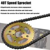 JNDO Mini Bike Sprocket 40T 420 Chain 6 Hole Sporcket