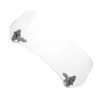 Universal Motorcycle Modified Windscreen Windshield Spoiler Air Deflector Transparent