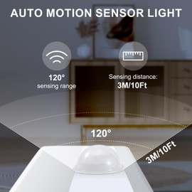 Nuovoware 2 Pack Motion Sensor RV Step Lights, 10 LED USB Rechargeable Motorhome Motion Activated Light Strip, Magnetic Night Light Bar for Motorhome Travel, Travel Trailers, Camper