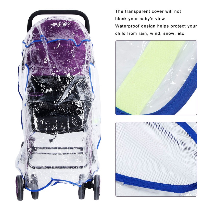 Baby Wind Dust Shield Stroller Waterproof Rain Cover EVA Stroller