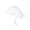 Sterntaler Baby Girls’ Flapper Hat Sun Hat (Flapper) - White