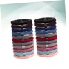 FOMIYES 18pcs Elastic Hair Bands Beads Ponytail Holders for Women