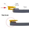 4R Quattroerre.it 1739 Toll Clips Fixing System Removable Round 2