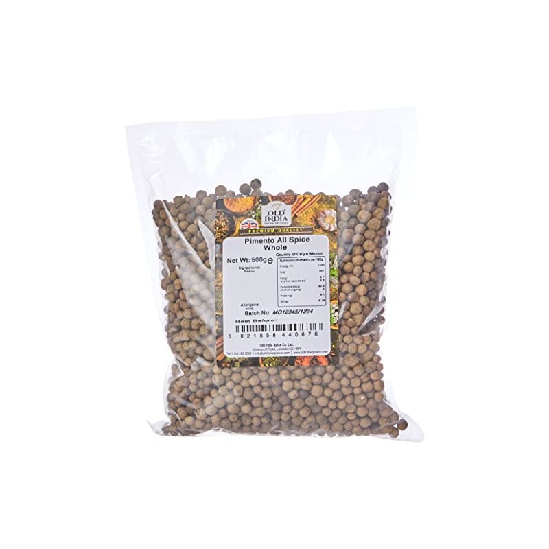 Old India Pimento All Spice Whole 500g