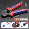 Crimping Pliers Set, Preciva Eight Sided Crimping Pliers 0.25-10mm², 1250