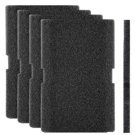 YOCDNOV Pack of 4 Dryer Filters, Sponge Filter Mat, Condenser Dryer, Lint Filter, Foam Filter, Sponge, Filter Dryer, for Tumble Dryers, Heat Pump Dryers (24 x 15 x 1 cm)