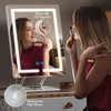ENJNST Vanity Mirror with Lights with 360° Rotation, LED Makeup